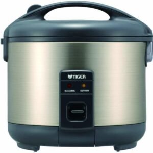 Tiger JNP-S18U-HU 10-Cup (Uncooked) Rice Cooker and Warmer, Stainless Steel Gray Tiger JNP-S18U-HU 10-Cup (Uncooked) Rice Cooker and Warmer, Stainless Steel Gray