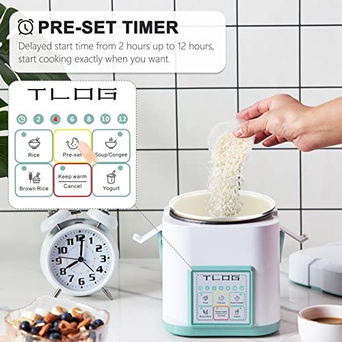 TLOG Mini Rice Cooker Review Portable Healthy Ceramic Coating Small Rice Maker TLOG Mini Rice Cooker Review Portable Healthy Ceramic Coating Small Rice Maker