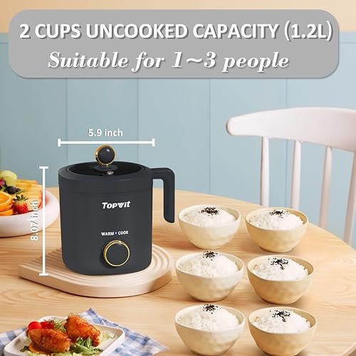 TopWit Mini Rice Cooker Review Compact 2-Cup Portable Kitchen Appliance Insights TopWit Mini Rice Cooker Review Compact 2-Cup Portable Kitchen Appliance Insights