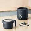 TOPWIT Rice Cooker Small, Mini Rice Cooker 2 Cups Uncooked, 1.2L Portable Rice Maker with Non-stick Coating, BPA Free, One Touch & Keep Warm Function, Grey TOPWIT Rice Cooker Small, Mini Rice Cooker 2 Cups Uncooked, 1.2L Portable Rice Maker with Non-stick Coating, BPA Free, One Touch & Keep Warm Function, Grey