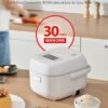 Toshiba Mini Rice Cooker TRCS02 review compact steamer with fuzzy logic cooking