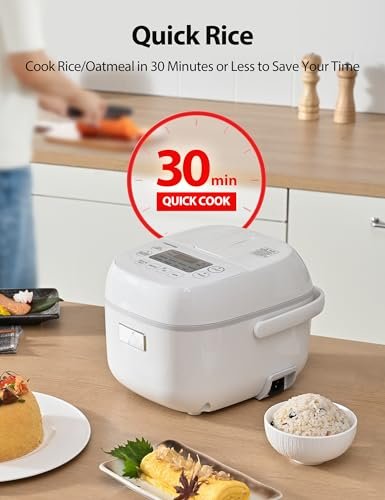 Toshiba Mini Rice Cooker TRCS02 review compact steamer with fuzzy logic cooking