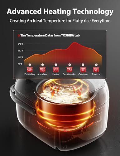 Toshiba Mini Rice Cooker TRCS02 review compact steamer with fuzzy logic cooking