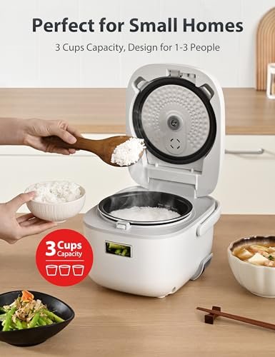 Toshiba Mini Rice Cooker TRCS02 review compact steamer with fuzzy logic cooking