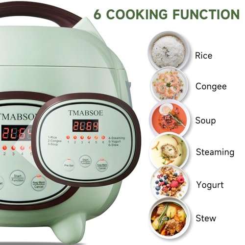 Versatile Small Rice Cooker TMABSOE TH-1.6L Review with 6 Cooking Modes and Timer Versatile Small Rice Cooker TMABSOE TH-1.6L Review with 6 Cooking Modes and Timer