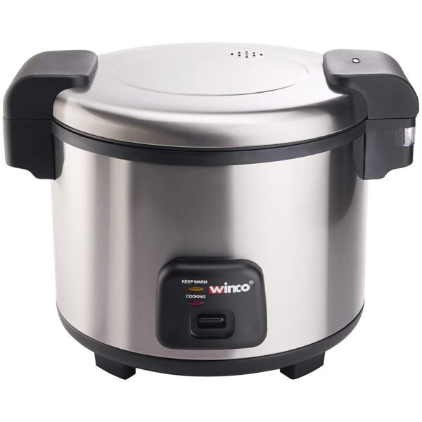 Winco Commercial-Grade Electric Rice Cooker with Hinged Cover, 30 Cup Winco Commercial-Grade Electric Rice Cooker with Hinged Cover, 30 Cup