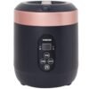 [Yamazen] Rice cooker 0.5-1.5 go Microcomputer-type small mini rice cooker with rice cracker mode for warm living Reservation function Black YJG-M150 (B) Japan Import