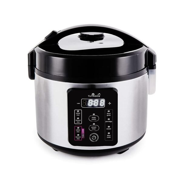 Yum Asia Kumo YumCarb Rice Cooker with Ceramic Bowl and Advanced Fuzzy Logic, (5.5 Cups, 1 Litre), 5 Rice Cooking Functions, 3 Multicooker Functions, 110V US Power (Light... Yum Asia Kumo YumCarb Rice Cooker with Ceramic Bowl and Advanced Fuzzy Logic, (5.5 Cups, 1 Litre), 5 Rice Cooking Functions, 3 Multicooker Functions, 110V US Power (Light...