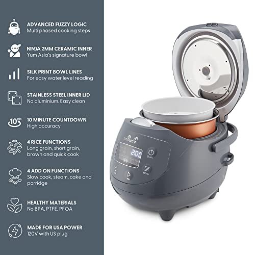 Yum Asia Panda Mini Rice Cooker review advanced features and ceramic bowl benefits Yum Asia Panda Mini Rice Cooker review advanced features and ceramic bowl benefits