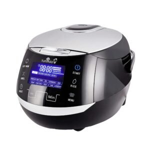 Yum Asia Sakura Rice Cooker with Ceramic Bowl and Advanced Fuzzy Logic (8 Cup, 1.5 Litre) 6 Rice Cook Functions, 6 Multicook Functions, Motouch LED Display, 120V Power (Black... Yum Asia Sakura Rice Cooker with Ceramic Bowl and Advanced Fuzzy Logic (8 Cup, 1.5 Litre) 6 Rice Cook Functions, 6 Multicook Functions, Motouch LED Display, 120V Power (Black...