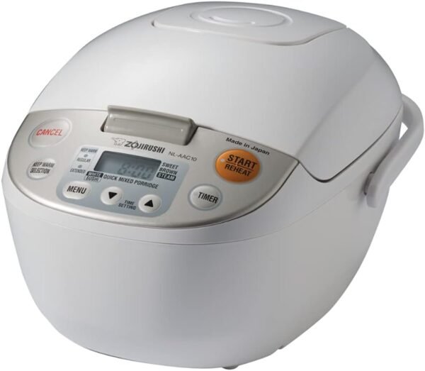 Zojirushi NL-AAC10 Micom Rice Cooker (Uncooked) and Warmer, 5.5 Cups/1.0-Liter Zojirushi NL-AAC10 Micom Rice Cooker (Uncooked) and Warmer, 5.5 Cups/1.0-Liter