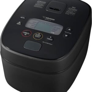 Zojirushi NW-QAC10 5.5-Cup Capacity Flat-Top Induction Cooker and Warmer with Custom Cooking Pan, Double Non-Stick Coating for Easy Clean-Up (Black) Zojirushi NW-QAC10 5.5-Cup Capacity Flat-Top Induction Cooker and Warmer with Custom Cooking Pan, Double Non-Stick Coating for Easy Clean-Up (Black)